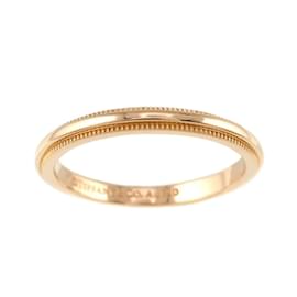 Tiffany & Co-Tiffany & Co. Milgrain Band Ring in Pink Gold-Golden