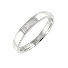 Hermès-Hermes Alliance Kelly Band Ring in White Gold-Golden