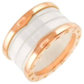 Bulgari-Bvlgari B-zero1 4-Band Ring-White,Golden
