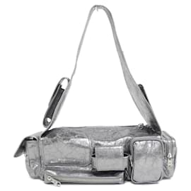 Balenciaga-Sac à main Balenciaga SUPERBUSY XS SLING-Argenté