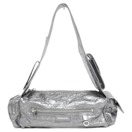 Balenciaga-Sac à main Balenciaga SUPERBUSY XS SLING-Argenté