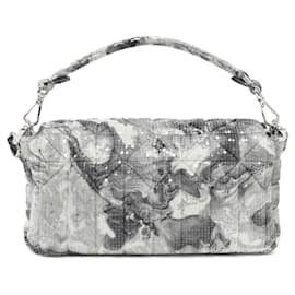 Fendi-Sac à épaule Fendi Baguette 8BR796 AFVA-Marron,Blanc