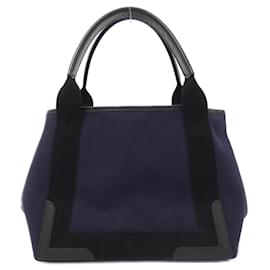 Balenciaga-Sac à main Balenciaga Navy Cabas S-Noir,Bleu Marine