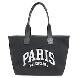 Balenciaga-Balenciaga Cities Paris Jumbo Handbag-Black,White