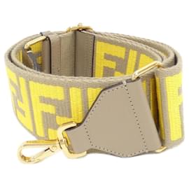 Fendi-Fendi Strap You 8AV134-Beige,Yellow