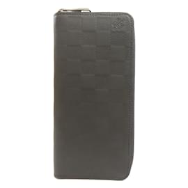 Louis Vuitton-Louis Vuitton Damier Infini Long Wallet-Black