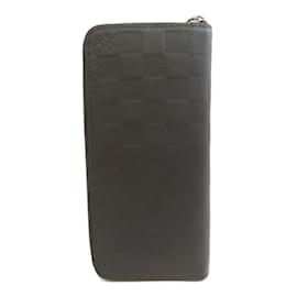 Louis Vuitton-Louis Vuitton Damier Infini Long Wallet-Black