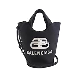 Balenciaga-Sac fourre-tout XS Balenciaga Wave Nouveau-Noir,Blanc