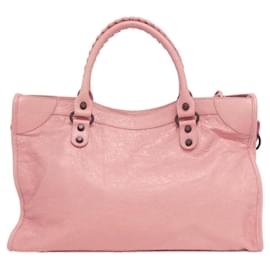 Balenciaga-Sac à main Medium Le City de Balenciaga-Rose