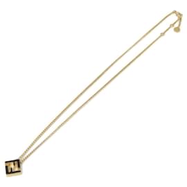 Fendi-Fendi 8AK891 B09 Necklace-Black,Golden