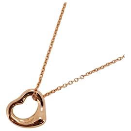 Tiffany & Co-Tiffany Heart Necklace in 18K Pink Gold-Other