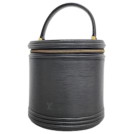Louis Vuitton-Louis Vuitton Epi Cannes Handbag in Noir-Black