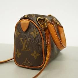 Louis Vuitton-Louis Vuitton Monogram Mini Speedy Handbag-Brown