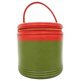 Louis Vuitton-Louis Vuitton Epi Cannes Handbag-Red