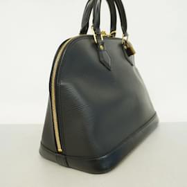 Louis Vuitton-Louis Vuitton Epi Alma Handbag in Noir-Black