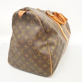 Louis Vuitton-Louis Vuitton Monogram Keepall 55 Boston Bag-Brown