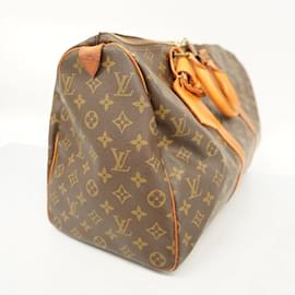 Louis Vuitton-Louis Vuitton Monogram Keepall 45 Boston Bag-Brown