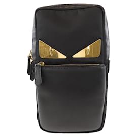 Fendi-Fendi Handbag Bugs 7VZ033 A2FT Shoulder Bag-Black