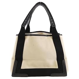 Balenciaga-Sac à main Balenciaga Navy Cabas S-Noir