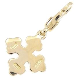 Bulgari-Bvlgari Bulgari Visantine Cross Charm-Golden