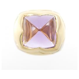 Bulgari-Bvlgari Pyramid Ring-Golden