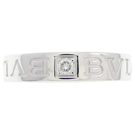 Bulgari-Bvlgari B.zero1 White Gold Band Ring-Golden