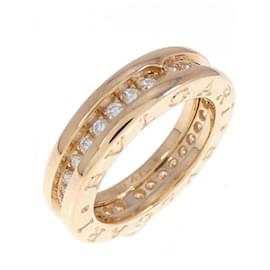 Bulgari-Bvlgari B.zero1 Pink Gold Band Ring-Golden