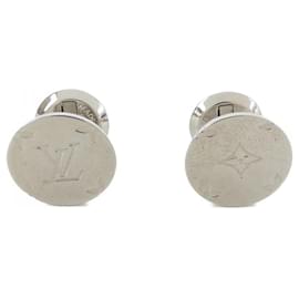 Louis Vuitton-Louis Vuitton Silver Cufflinks-Silvery