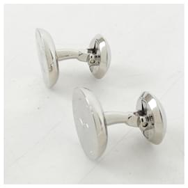 Louis Vuitton-Louis Vuitton Silver Cufflinks-Silvery