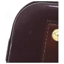 Louis Vuitton-Louis Vuitton Vernis Alma BB Handbag-Dark red