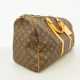 Louis Vuitton-Louis Vuitton Monogram Keepall 50 Boston Bag-Brown