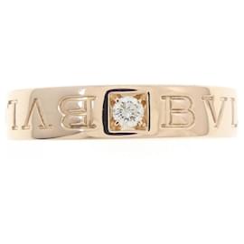 Bulgari-Bvlgari B.zero1 Pink Gold Band Ring-Golden