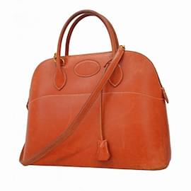 Hermès-Sac à main Hermes Bolide 35 en Sanguine-Rouge