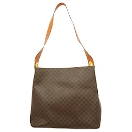 Céline-Celine Shoulder Bag Macadam Brown-Brown