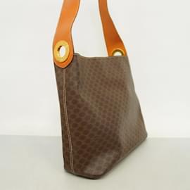 Céline-Celine Shoulder Bag Macadam Brown-Brown