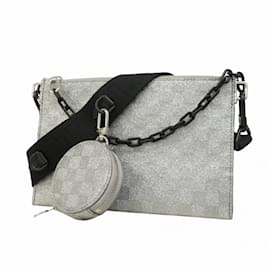 Louis Vuitton-Louis Vuitton Damier Glitter Rio Pouch NM M59682-Black