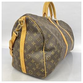 Louis Vuitton-Louis Vuitton Monogram Keepall Bandouliere 50-Brown