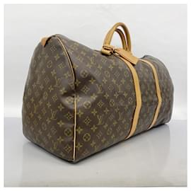 Louis Vuitton-Louis Vuitton Monogram Keepall 60 Boston Bag-Brown