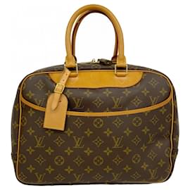 Louis Vuitton-Louis Vuitton Monogram Deauville Handbag-Brown