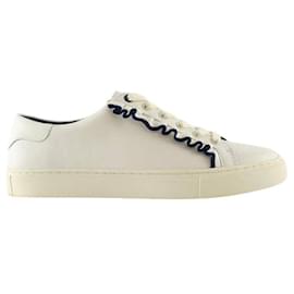 Tory Burch-Leather sneakers-White
