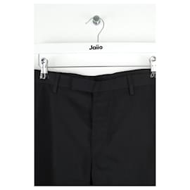 Lanvin-Wool trousers-Black