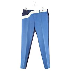 Kenzo-Cotton pants-Blue
