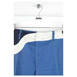 Kenzo-Cotton pants-Blue