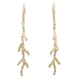 Autre Marque-Ponte Vecchio K18YG Drop Earrings-Other