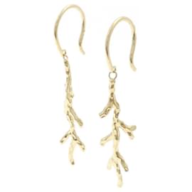 Autre Marque-Ponte Vecchio K18YG Drop Earrings-Other