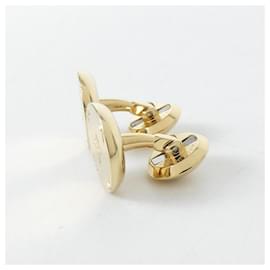 Louis Vuitton-Louis Vuitton Gold Cufflinks-Golden