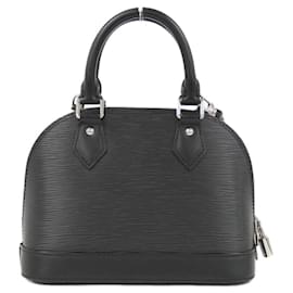 Louis Vuitton-Louis Vuitton Epi Alma BB Handbag-Black