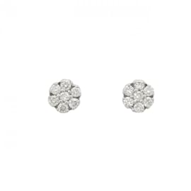Autre Marque-Ponte Vecchio Flower Diamond Earrings-Golden