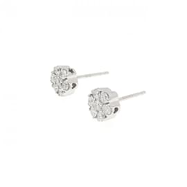 Autre Marque-Ponte Vecchio Flower Diamond Earrings-Golden