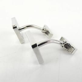 Louis Vuitton-Louis Vuitton Silver Cufflinks-Silvery